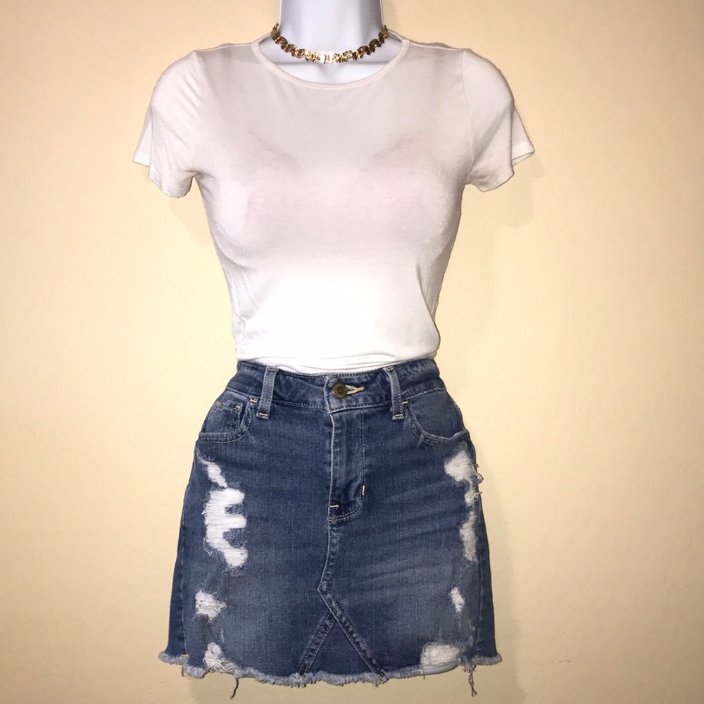 SOLD Hollister Jean Skirt